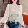 Estilo Étnico Nuevo Casual Tejidos de Punto Bordados Bordados Temperamento Ropa para Mujer Venta al por Mayor Estilo Corto Tendencia Estilo Chino