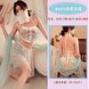 Lingerie Sexy Palácio Tang Clássico Dinastia Han Sexy Ultra-Fino Chiffon Tamanho Grande Camisola Estilo Antigo Uniforme Traje Dropshipping 8605
