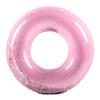 PVC inflable color transparente lentejuelas polvo dorado anillo de natación redondo salvavidas redondo ins lentejuelas rosa transparente anillo de natación