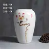 Vaso de Cerâmica Holly Salgueiro da Neve Salgueiro Prateado Diâmetro Grande Planta Verde Simples Mesa de Jantar Ajuste de Água Arranjo de Flores Enfeites