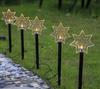 Cross border nova muleta piso inserção lâmpada Santa Candy adequado para pátio de Natal jardim lâmpada ao ar livre decoração