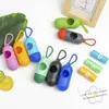 En stock al por mayor separador de bolsas de basura para mascotas caja de basura tipo pastilla portátil dispensador de bolsas para excrementos de perro