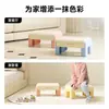 Banquito pequeño para niños para uso doméstico en la sala de estar, apilable, banquito de plástico engrosado para cambiarse los zapatos, banquito antideslizante para baño de bebé, baño y lavado de manos