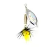 Cebo Giratorio 6g Spinner Giratorio Compuesto Biónico Metal Señuelo de Agua Dulce Señuelo Falso Spinner para Trucha Pesca
