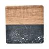 Posavasos Aislados de Mármol Empalmados con Madera de Acacia Redondos Manteles Individuales para Café Posavasos de Té de Halloween Procesamiento Personalizado Escandinavo