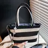Bolsa de Compras de Mano Hueca de Moda Casual Simple Nueva 2025 Bolso Tote de Hombro Único para Mujer para el Trayecto Diario