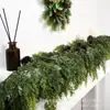 Amazon Enfeites de Vinhas de Agulhas de Pinheiro Artificiais Decoração para Celebração de Natal Folhas de Cipreste Galhos com Folhas de Pinheiro Pinheiro de Norfolk Venda por Atacado