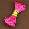 Arte 20 metros No. Cuerda para tejer nudos chinos de 5 líneas, pulsera de cuerda roja DIY, cuerda para la mano, collar, colgante, cuerda de colores, cuerda para tejer