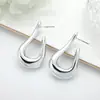Pendientes de C-shape de Moda con Sentido de Diseño de Nicho para Mujer, Pendientes de Botón Versátiles y Modernos, Pendientes de Botón Geométricos, Joyería de Oreja Exquisita y Elegante para Mujer
