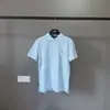 Camisa Polo Clássica de Dois Botões Rl Ralph Lauren com Bordado de Cavalo Pequeno, Algodão Puro Estilo Clássico Manga Curta Duplo Botão