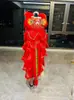 Cabeza de Danza del León de Plástico para Niños 6/9 Pulgadas Cabeza de León Danza del León Foshan Wushu León León del Sur Juguete Atrezo de Espectáculo Suministros