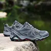 Zapatos de senderismo transfronterizos para parejas nuevas, transpirables, antideslizantes, de suela gruesa, casuales, atléticos, para correr y trekking, con parte superior de malla para transpirabilidad