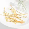 Miya fábrica direta produtos semiacabados coreanos acessórios de joias pingente colar diy brincos pingente de borla onda