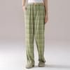 Calça de Pijama Plus Size Calças Femininas Outono e Inverno Veludo Calças Quentes Forradas com Fleece Textura Roupa Externa Feminina Calças de Casa Femininas Primavera e Outono