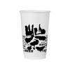 Celebridad de Internet Estilo Chino Bebida de Té Vaso de Papel Desechable Vaso para Té de Leche con Tapa Espesado para Bebidas Calientes y Frías Vaso de Embalaje para Llevar Venta al por Mayor Comercial