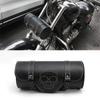 Simples Cor Sólida Couro Sintético Moda Conveniente Ferramentas de Motocicleta Harley Knight Bolsa Multiuso Carro Cabeça e Cauda Kit