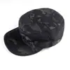 Gorra Militar Camuflada Táctica para Hombres, Gorra Militar Octagonal para Exteriores para Hombres y Mujeres, Sombrero Casual de Copa Plana, Gorra de Entrenamiento Camuflada Estilo Americano