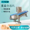 Caja de alimentación con plato giratorio, máquina automática de pesaje y clasificación, máquina de clasificación por peso de vieira y camarón, máquina de clasificación por peso de pescado