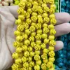 8mm Pó de Concha Prensado Flor Rosa 3D Contas Flor Rosa Prensadas e Esculpidas Contas Soltas Pulseira DIY Colar Acessórios Materiais Atacado