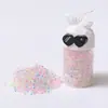 Banda de Goma Desechable de Dibujos Animados en Lata para Niñas Banda para el Cabello Trenzada para Niñas Banda de Goma Gruesa de Alta Resistencia Accesorios para el Cabello