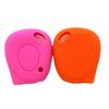 Adecuado para Renault placa recta 1 llave funda de silicona para llave sin funda de llave de coche estándar funda protectora de control remoto antirrobo de goma suave