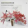 Decoração de Galhos de Árvore de Bordo Vermelho para Outono Projeto de Paisagismo de Folhas de Bordo ao Ar Livre Árvore de Bordo Vermelho Falsa