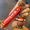 Llavero Colgante de Regalo de Navidad de Dibujos Animados Árbol de Navidad Regalo de Anciano Adornos Pequeños de Muñeco de Nieve Adornos Colgantes para Mochila Escolar de Hombre y Mujer