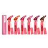 Série Zephoco Brilho Labial Matte Peel-Off Maquiagem Labial Hidratante Não Gruda nos Copos Colorido Hidratante Natural