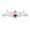 Pulsera de Hielo Flor de Hielo Corte Trigo Espiga Huevo de Paloma de Piedra Preciosa de Color Más Vendida en Transmisión en Vivo, Pulsera Elástica con Forma de Huevo Chapada en Oro Real con Diamante de Alto Carbono