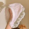Diadema Triangular de Encaje Francés, Pañuelo para la Cabeza, Sombrero, Bufanda Pequeña para Niña de Estilo Pastoral, Accesorios para el Cabello para Foto
