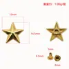 Estrela de Cinco Pontas Para-choque Personalizado Não Padrão Acessórios para Roupas Acessórios 8mm Coração de Forma Especial Acessórios para Bolsa de Couro Personalização