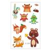 Pegatinas de tatuaje para niños impermeables transfronterizas Pegatinas de cara de dibujos animados Pegatinas de tatuaje de elefante animal