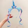 Nueva diadema de unicornio transfronteriza de Amazon, peluca de sirena, accesorios para el cabello para niños, pequeño elefante volador, lindo pony de dibujos animados