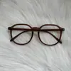 Subcultura Celebridad de Internet Espejo Lindo con Decoración de Lazo Gato Negro con Marco Estampado de Leopardo Gafas para Estilismo Sin Maquillaje Modernas