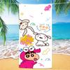 Crayon Shin-Chan ~ Toalla de baño de microfibra para adultos, natación, dibujos animados para niños, viaje, portátil, toalla de playa