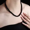 Collar para Mujer Simple Lujo Ligero Cadena de Clavícula de Gama Alta No se Cae Moda Elegante Colgante Versátil Joyería de Moda de Gama Alta