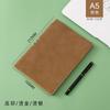 Fabricante Original Atacado Caderno A5 Capa Mole para Negócios Couro PU Pele de Ovelha Bloco de Notas para Reunião de Escritório com Porta-Caneta