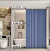 Juego de Cortina de Ducha para Baño, Resistente al Moho e Impermeable, Instalación sin Taladro, Cortina Divisoria de Baño, Cortina para Puerta de Bañera, Cortina de Ventana, Comercio Exterior Transfronterizo