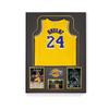 Mural de sala de estar con la camiseta de carrera de Kobe Bryant de Black Mamba, pintura colgante, pintura decorativa con la estrella de la NBA y la fe.