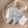 Meias Masculinas Preto e Branco Cinza Médio Longas Algodão Casual Masculino e Feminino Mesmas Fio de Borracha Alto Quatro Estações Finas Meias Masculinas Meias Esportivas