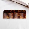 Pente Avançado de Ácido Acético para Cabelo Versátil Portátil Pente Simples Atmosférico de Fileira Quadrada Pente Floral Vintage de Dentes Largos
