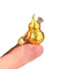 Libro Rojo Pequeño Mismo Estilo Oro Arena Brillante Escama de Dragón CNC Bolsita Colgante Calabaza, Colgante de Calabaza Rompehielo Abrible