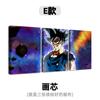 Amazon Venta al por Mayor Dragon Ball Anime Retrato Familiar Pintura Decorativa Madera Maciza Inyección de Tinta Tríptico Sin Marco Personalizado Dropshipping