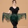 Nuevos Disfraces de Performance para Danza del Vientre, Atuendos Sexy con Lentejuelas y Flecos para Práctica de Danza India, Trajes de Escenario para Club Nocturno de Danza Jazz