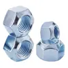 Tuerca de Seguridad Hexagonal de Punto de Presión de Metal Antiaflojamiento Autocierre de Acero al Carbono Galvanizado Grado 8/10 Gb6185