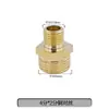 Adaptador Roscado de Acero Inoxidable Reductor Doble Rosca Macho Extensión Directa de 1/4 de Pulgada a 3/8 de Pulgada, 1/2 Pulgada, 3/4 de Pulgada a 1 Pulgada Accesorios para Tuberías de Agua