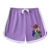 Roupa infantil Rainbow Friends para meninos e meninas, conjunto de verão novo de algodão de manga curta com shorts finos, duas peças