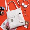 Bolsa de lona Bolsa Crossbody Feminina Estudante estilo japonês ins-style bolsa de ombro estilo coreano simples all-match bolsa de grande capacidade