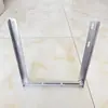 Colgador galvanizado de ángulo de acero amortiguador, soporte vertical de ángulo de acero para carga, estantería pórtico, accesorios para estantería de puente, estante de soporte de cables