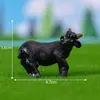 Terrario de musgo, figura creativa de oveja en miniatura, decoración de jardinería y paisajismo de granja, accesorio, pequeño adorno de escritorio